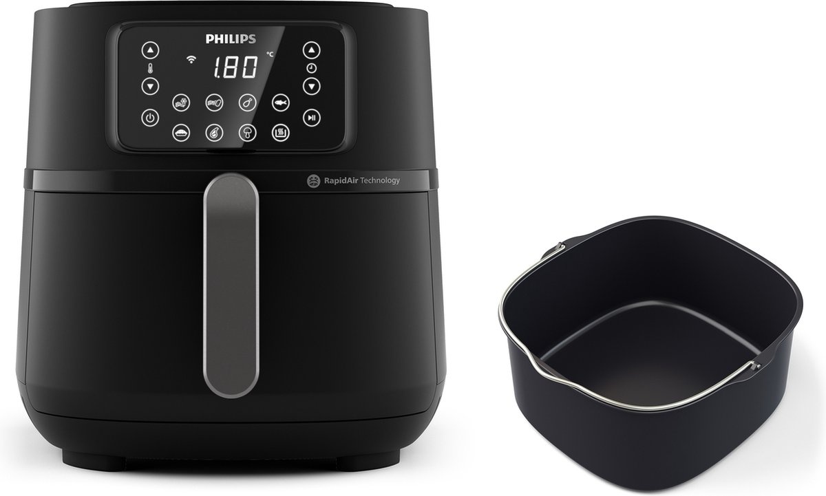 Philips Airfryer XXL Connected HD9285/93 + bakvorm - Airfryer