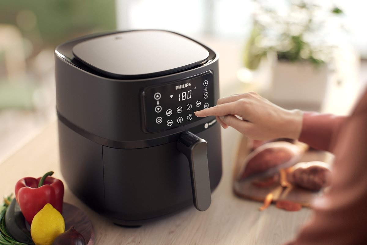 Philips Airfryer XXL Connected HD9285/93 + bakvorm - Airfryer