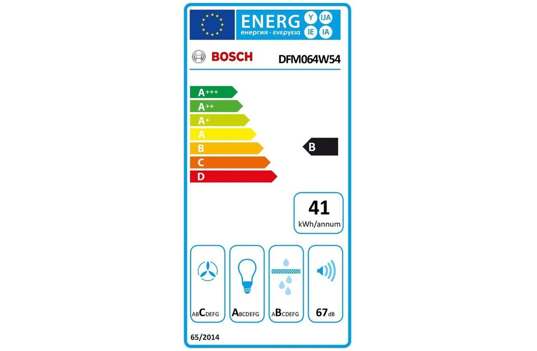 Bosch DFM064W54 - Vlakscherm afzuigkap