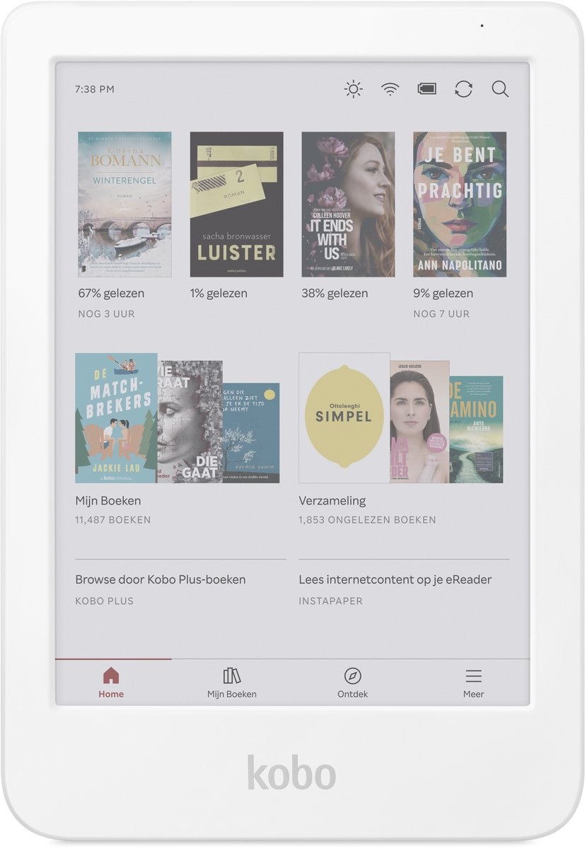 Kobo Clara Colour Wit - E-reader