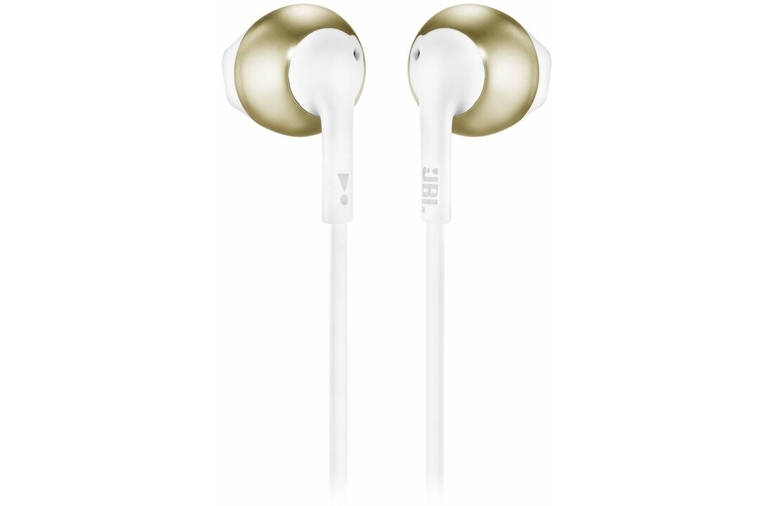 JBL T205 BT (Wit/Goud) - Draadloze oordopjes