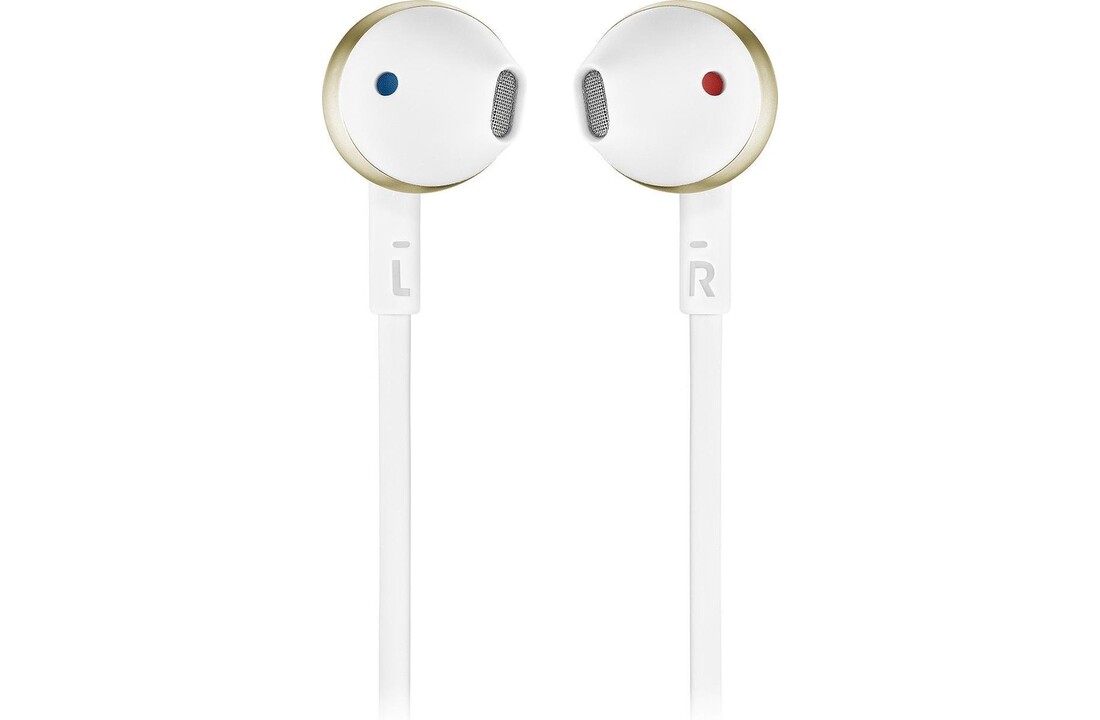 JBL T205 BT (Wit/Goud) - Draadloze oordopjes