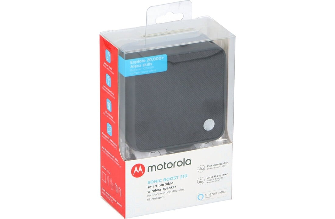 Motorola SonicBoost 210 Zwart - Draadloze speaker