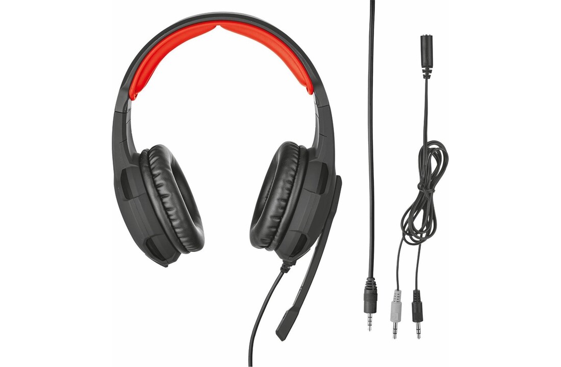 Trust GXT 310 Radius (Zwart/Rood) - Gaming headset