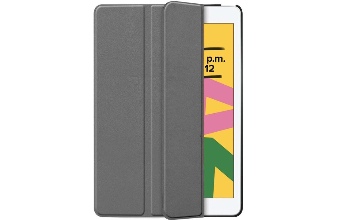 Just in Case Smart Tri-Fold Case - Apple iPad 10.2 - Grijs - Tablethoes