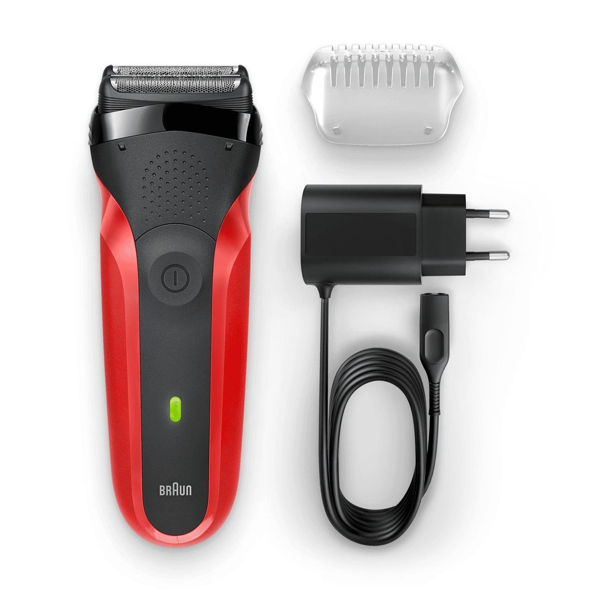 Braun Series 3 300s Rood - Scheerapparaat