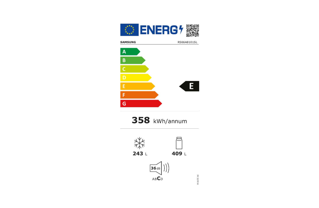 Samsung RS66A8101SL/EF  - Amerikaanse koelkast