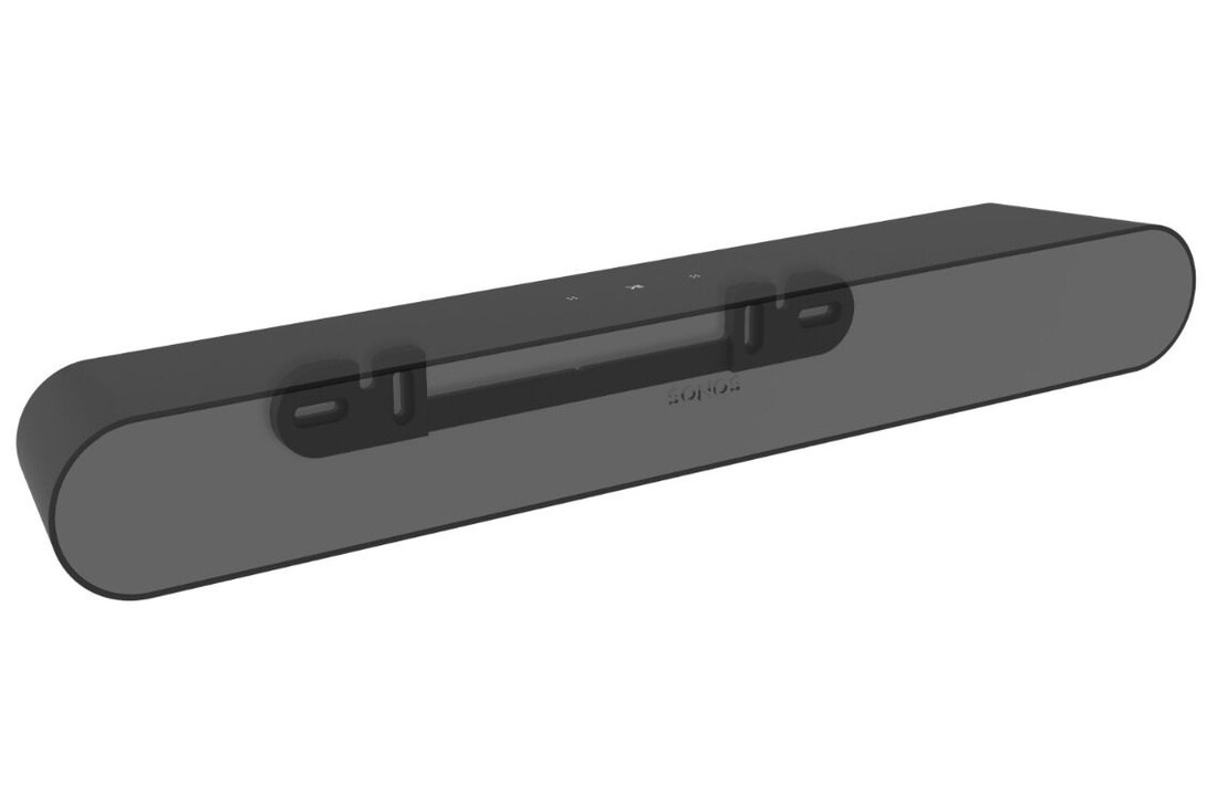 Cavus CMSRAYB Soundbar muurbeugel voor Sonos Ray Zwart - Muurbeugel