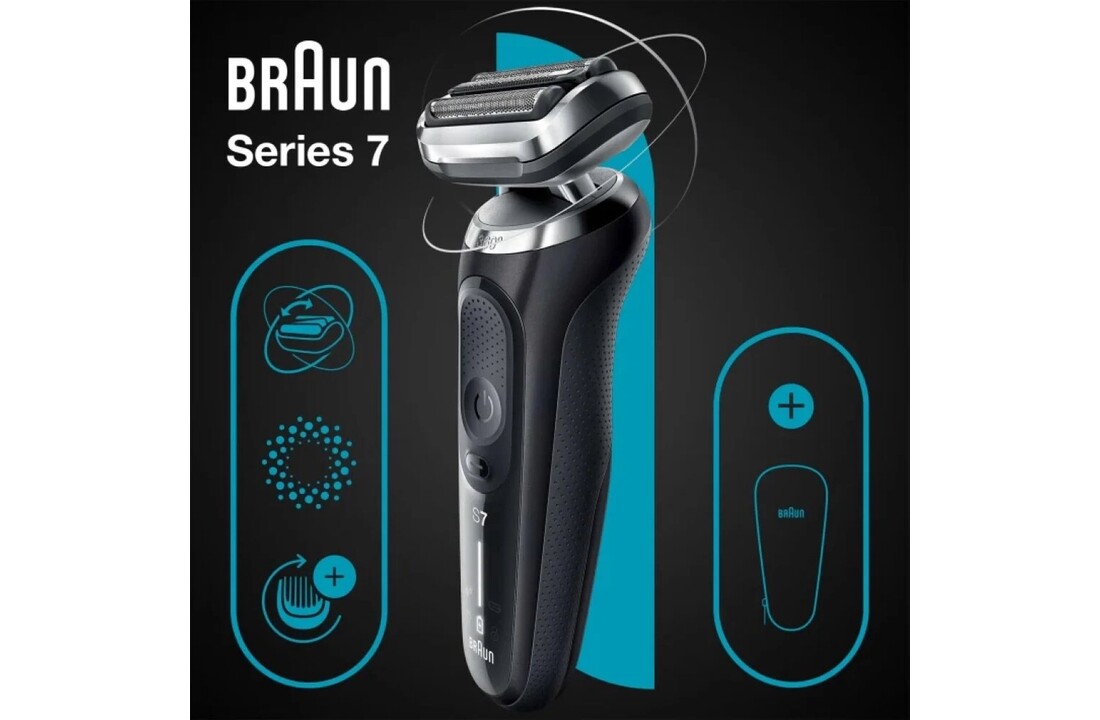 Braun Series 7 71-S1000s Wet & Dry Zwart - Scheerapparaat