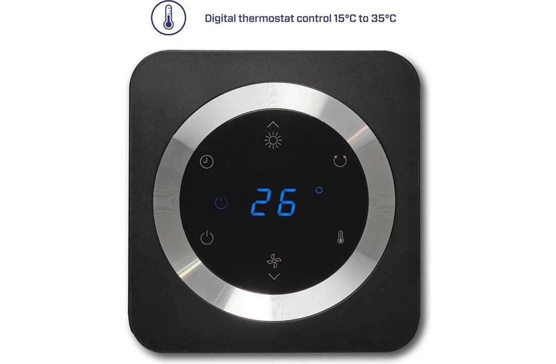 Clean Air Optima CA904B Hot & Cool Zwart - Staande ventilator