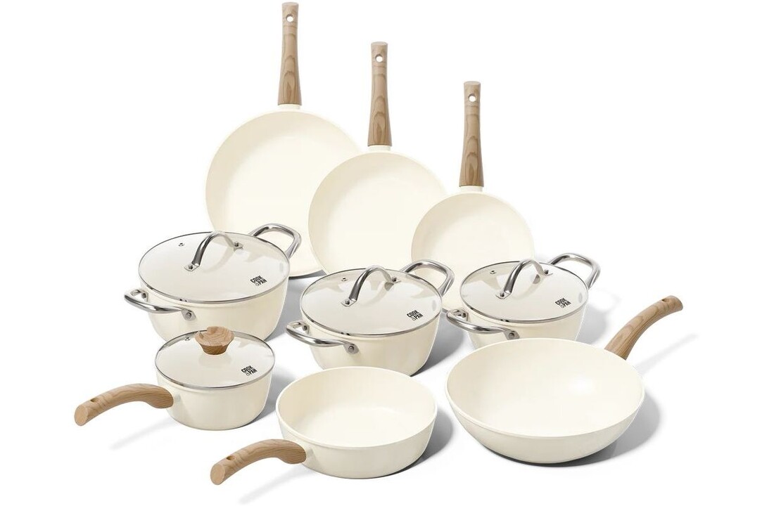 Cook & Pan Go Ivory 9-delige Pannenset