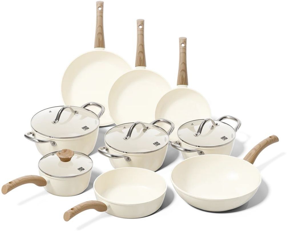 Cook & Pan Go Ivory 9-delige Pannenset