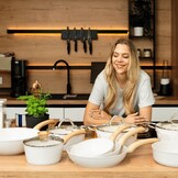 Cook & Pan Go Ivory 9-delige Pannenset