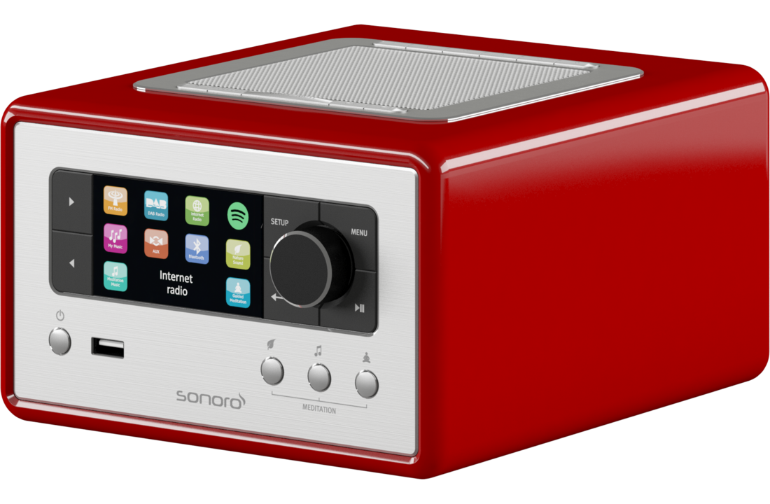 Sonoro RELAX 810 V2 Rood - Radio