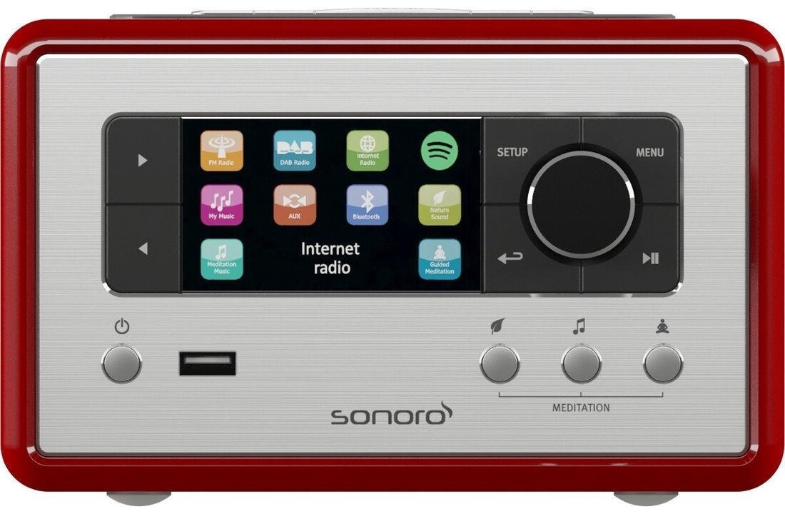 Sonoro RELAX 810 V2 Rood - Radio