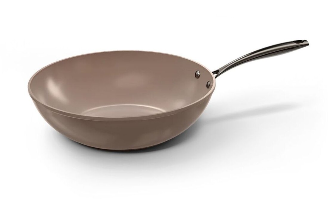 Cook & Pan Taupe of Mind Wokpan 30 cm