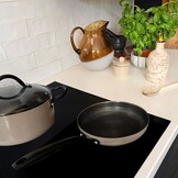 Cook & Pan Taupe of Mind Honey Kookpan met deksel 22 cm