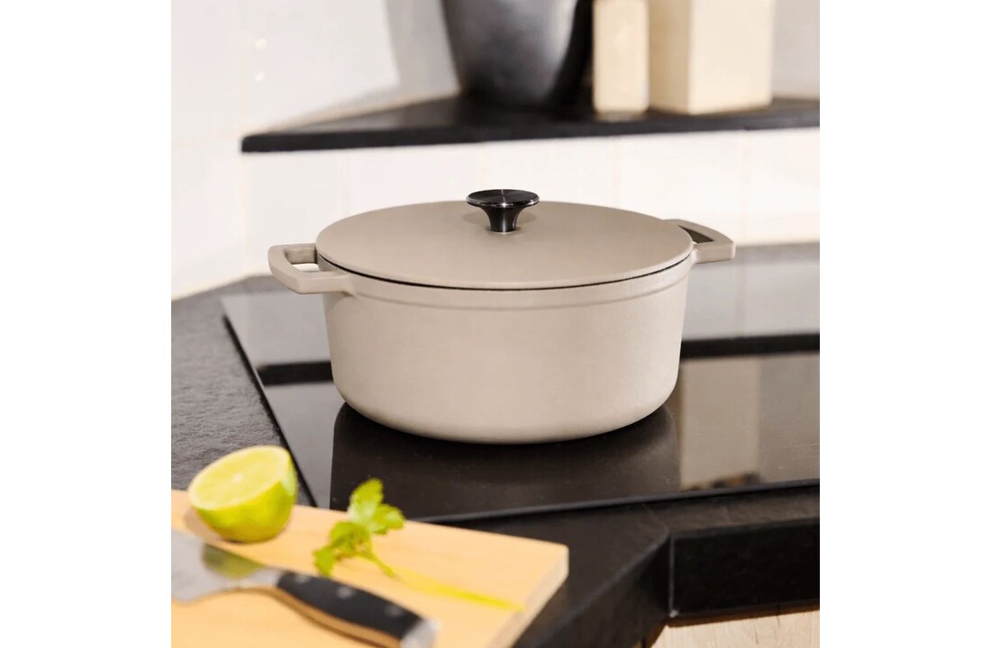 Cook & Pan Taupe of Mind Gietijzeren braadpan 24 cm