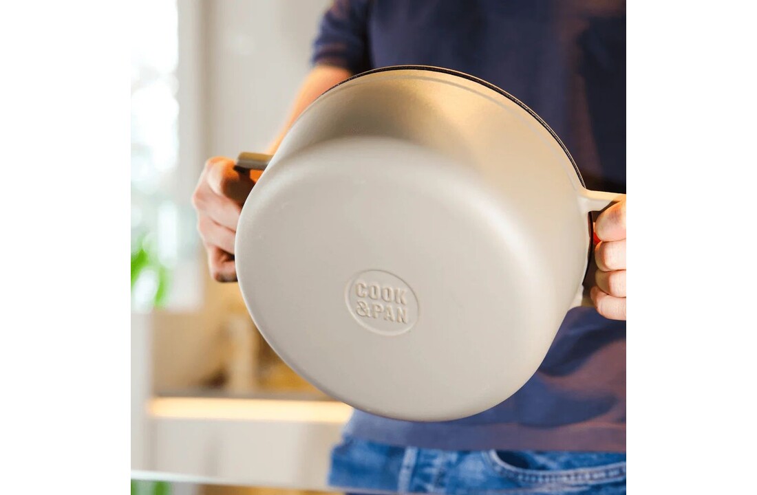 Cook & Pan Taupe of Mind Gietijzeren braadpan 24 cm