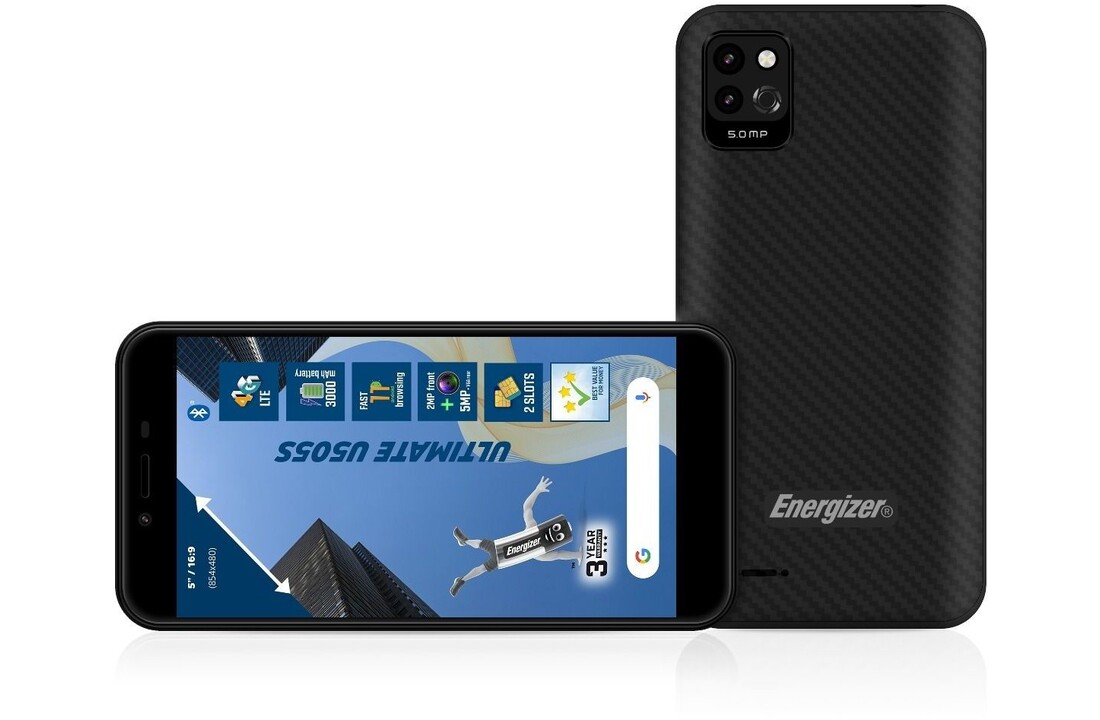 Energizer Ultimate U505S 4G 16GB Zwart - Mobiele telefoon