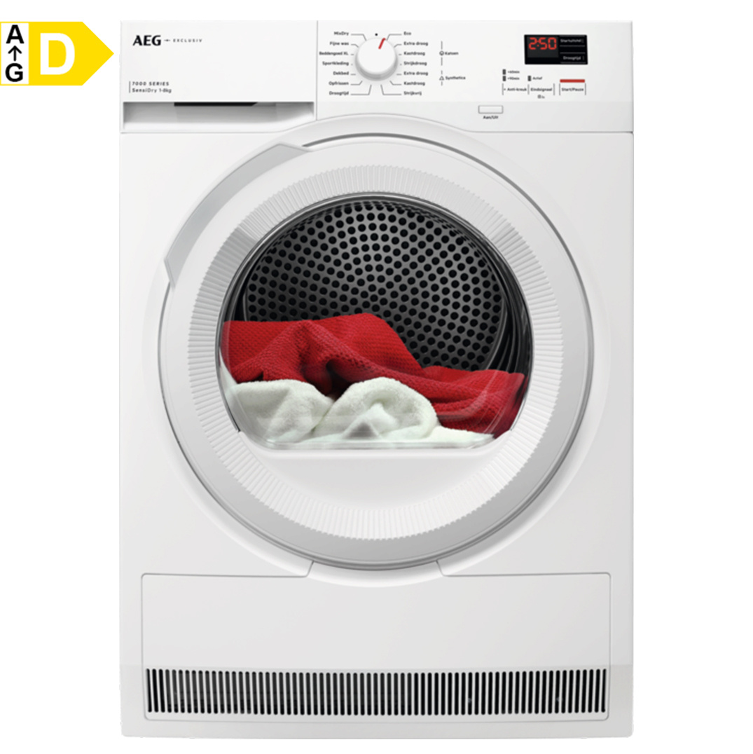 AEG TR71AACHEN 7000 Serie SensiDry - Warmtepompdroger.