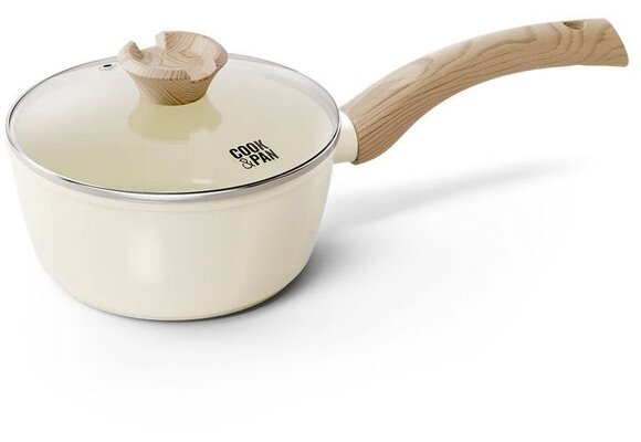 Cook & Pan Go Ivory Steelpan met deksel 18 cm