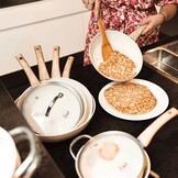 Cook & Pan Go Ivory Steelpan met deksel 18 cm