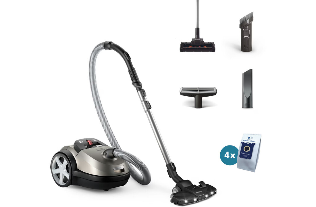 Philips 8000 Series XD8152/12 TriActive - Stofzuiger met zak