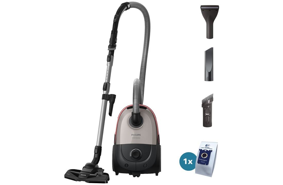 Philips 5000 Series XD5122/10 - Stofzuiger met zak
