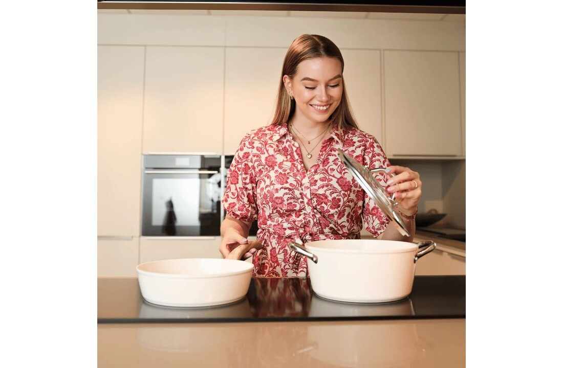 Cook & Pan Go Ivory Kookpan met deksel 20 cm