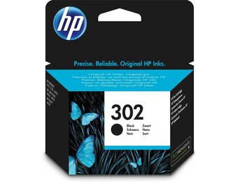 HP 302 (F6U66AE) Zwart - Inktcartridge