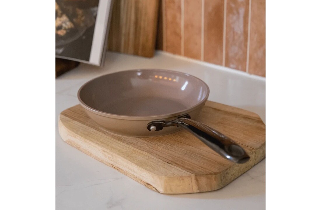 Cook and Pan Taupe of Mind 2-delige Koekenpannenset