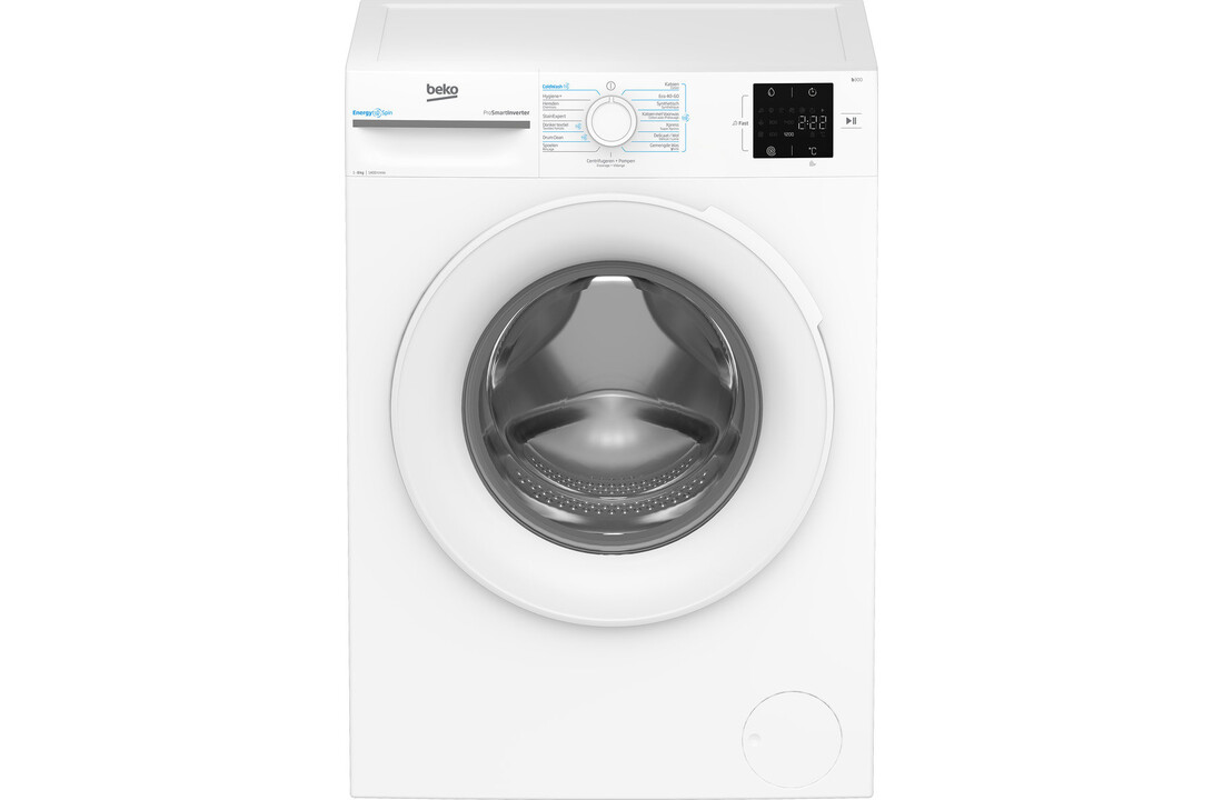 Beko BM3WFU38412CW EnergySpin - Wasmachine