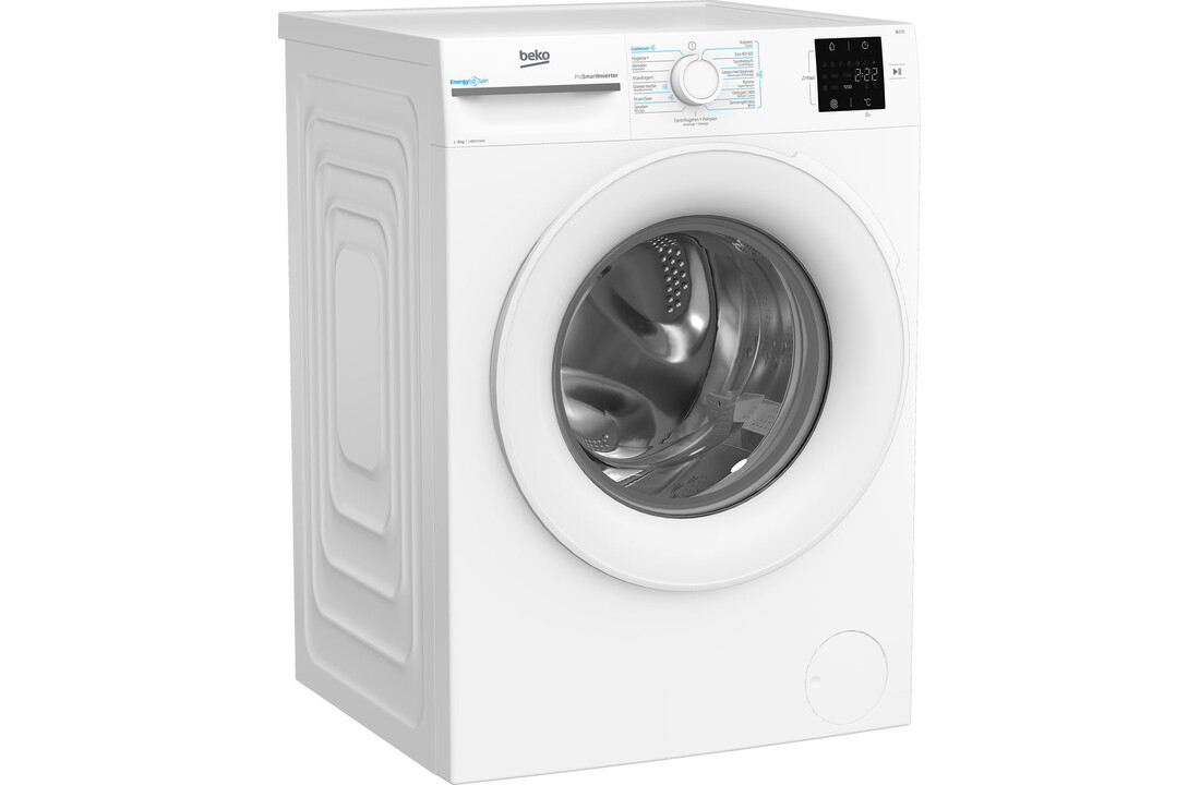 Beko BM3WFU38412CW EnergySpin - Wasmachine