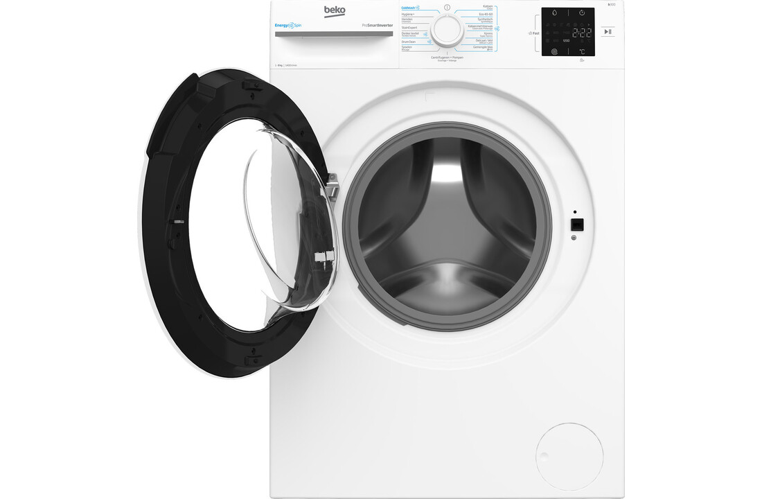 Beko BM3WFU38412CW EnergySpin - Wasmachine