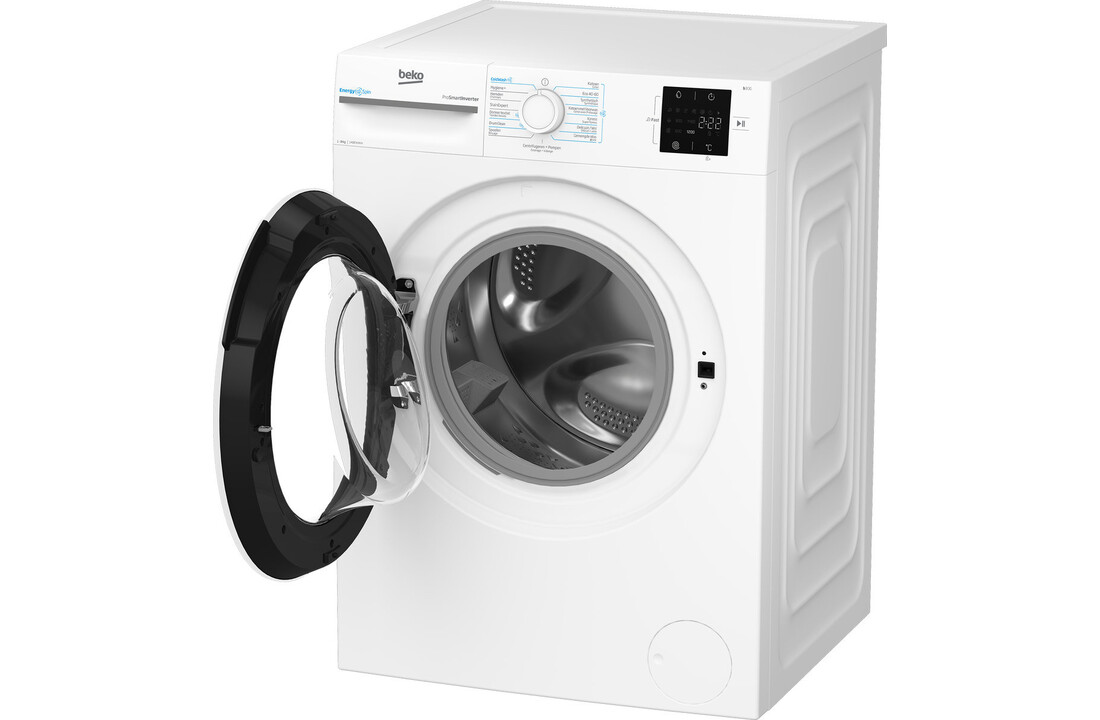 Beko BM3WFU38412CW EnergySpin - Wasmachine