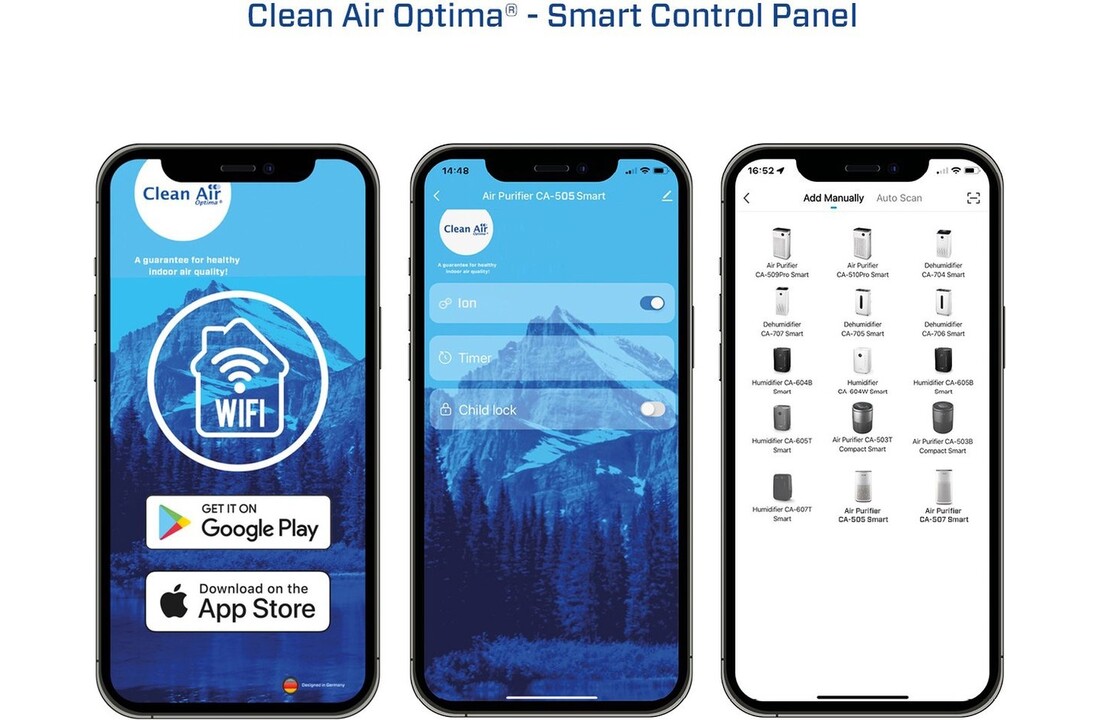 Clean Air Optima CA-505 Smart - Luchtreiniger