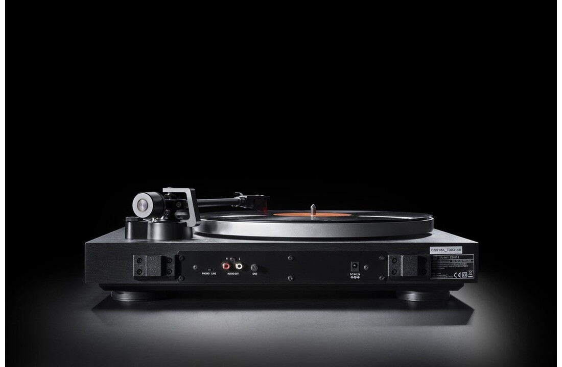 Dual CS 518 Zwart - Platenspeler