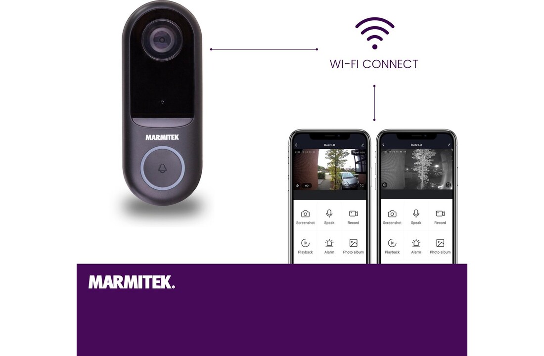 Marmitek Buzz LO + Bell ME Wit - Deurbel