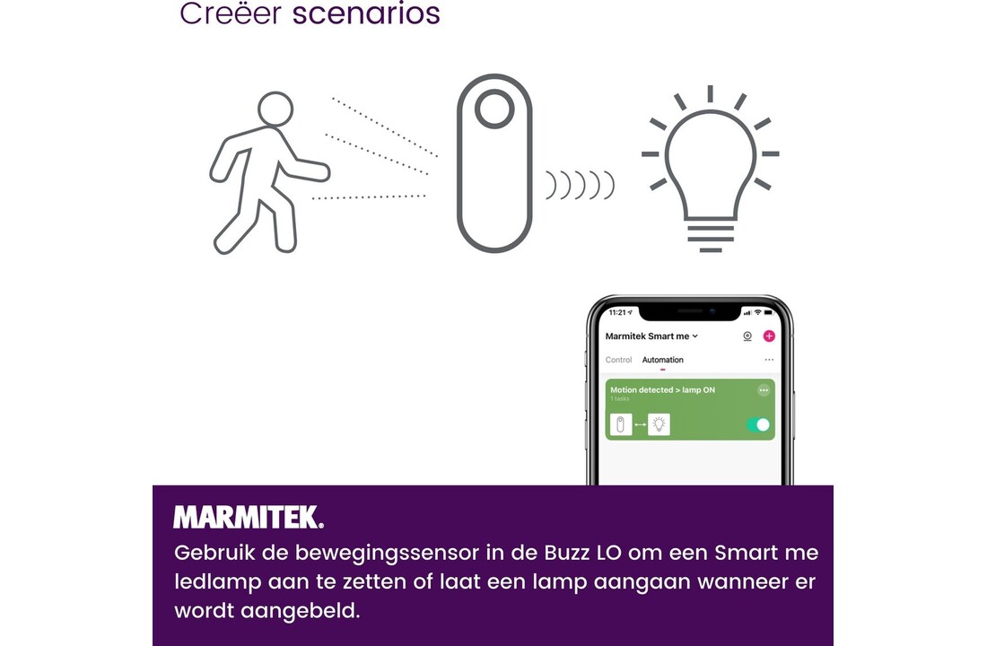 Marmitek Buzz LO + Bell ME Wit - Deurbel