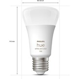 Philips Hue 2x E27 9W A60 Color Ambiance Duo Pack - Slimme lamp