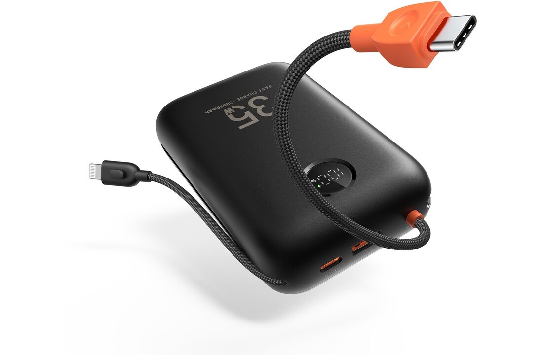 Veger K1 W1188 10.000 mAh Powerbank Zwart - Powerbank