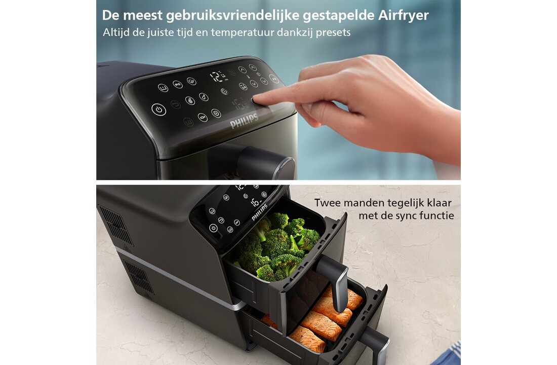 Philips Series 4000 Dual Stacked NA461/00 - Airfryer