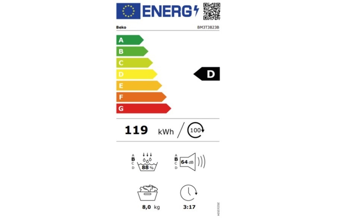 Beko BM3T3823B - Warmtepompdroger