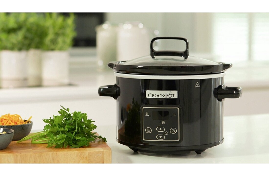 Crock-Pot CR061 Digital Slow Cooker 2,4L Zwart - Stoomkoker