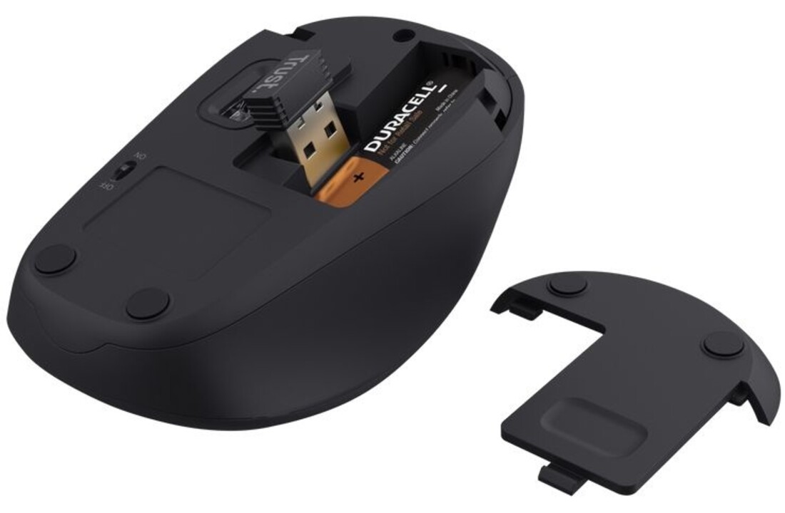 Trust Yvi+ Silent Wireless Mouse - Muis
