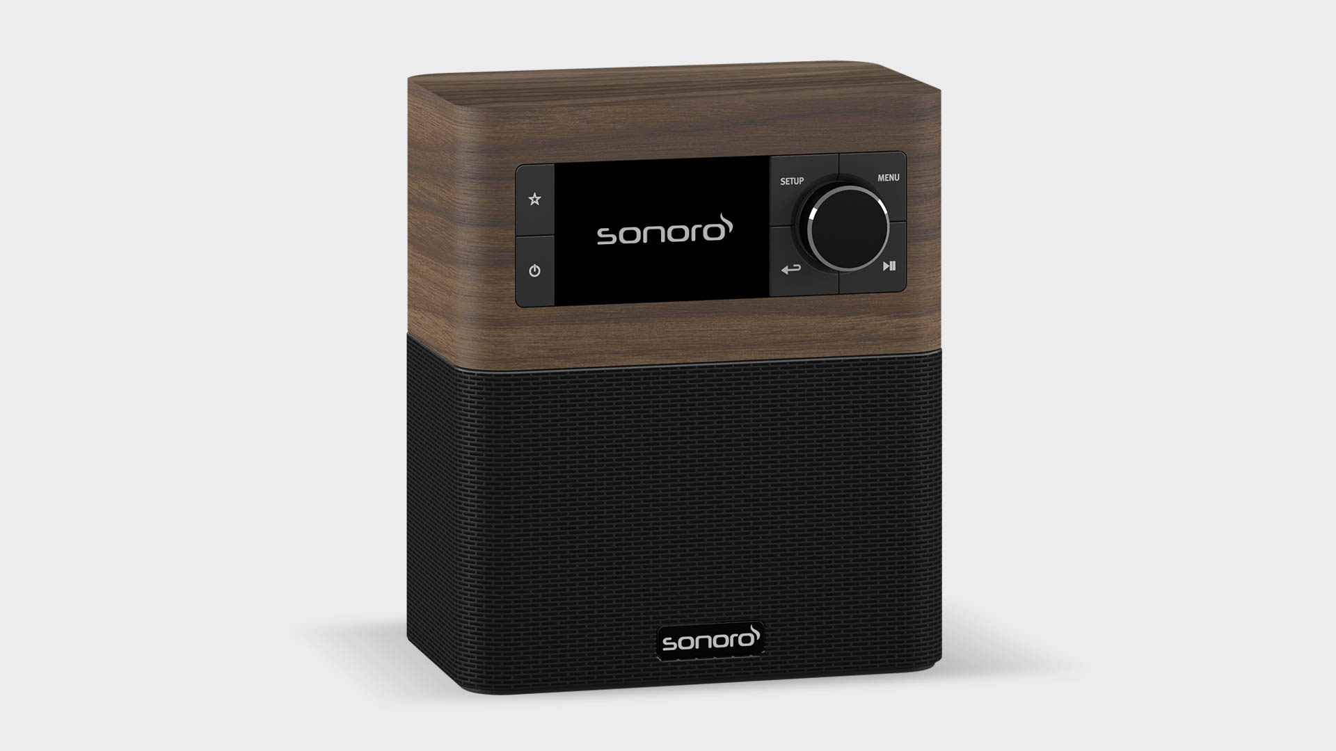 Sonoro Stream X Walnoot/Zwart - Radio