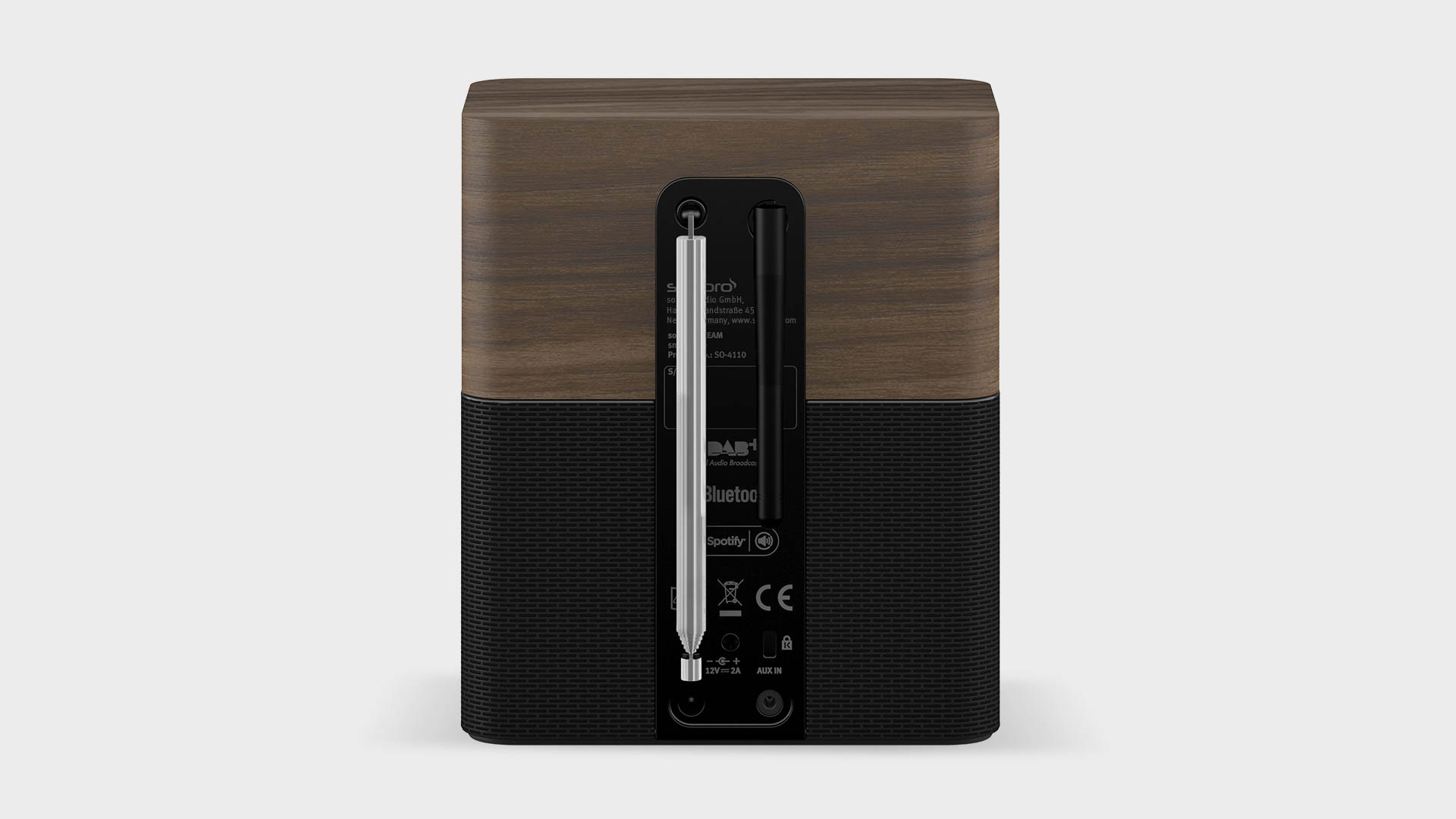 Sonoro Stream X Walnoot/Zwart - Radio