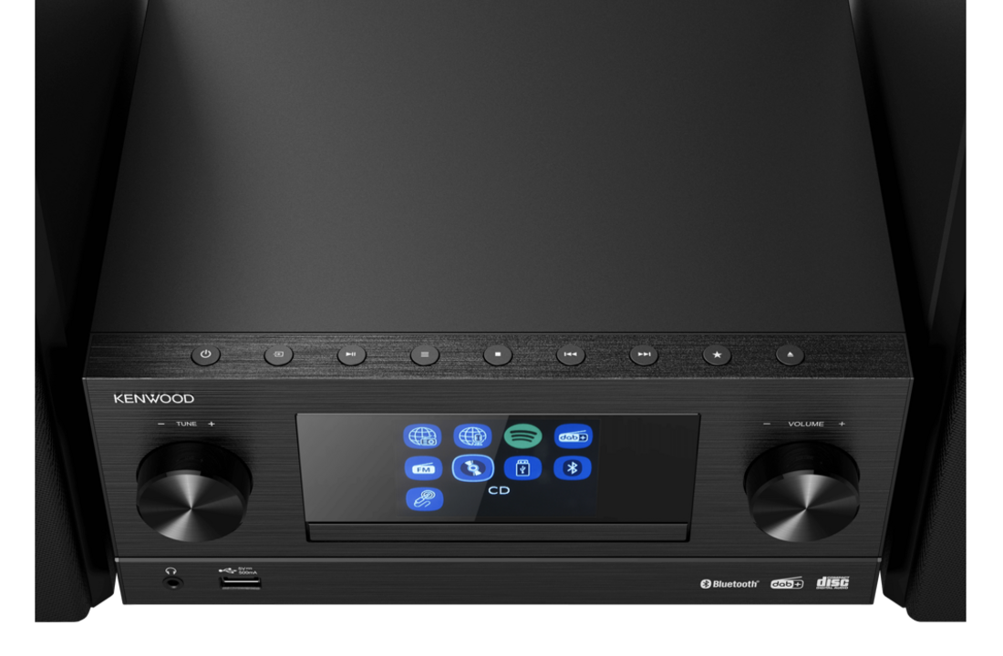 Kenwood M-9000S Zwart - Stereo set