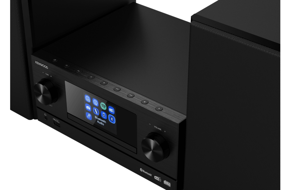 Kenwood M-9000S Zwart - Stereo set